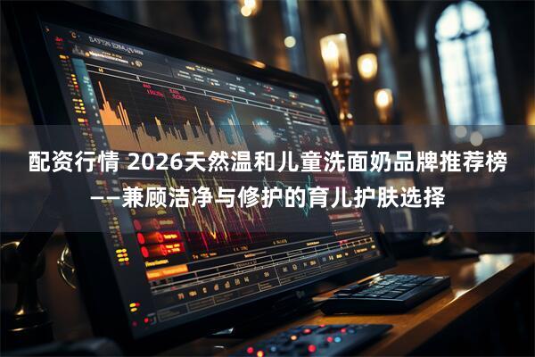 配资行情 2026天然温和儿童洗面奶品牌推荐榜——兼顾洁净与修护的育儿护肤选择